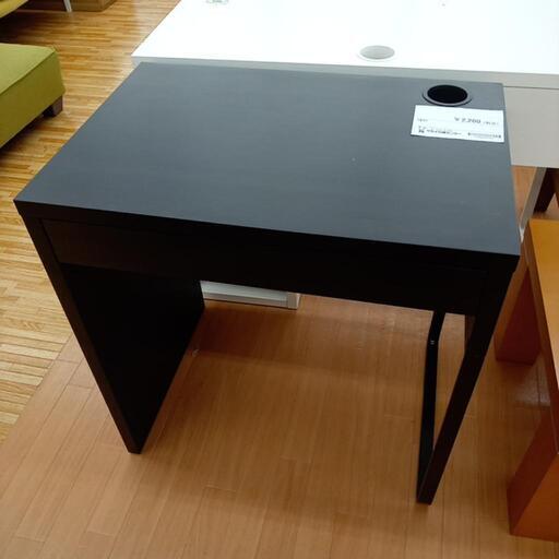 ★ジモティ割あり★ IKEA　デスク　ブラック　クリーニング済　YJ1953