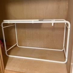 【お譲り先決定済み】イケア アルゴート×3つ＆突っ張り棒 スチー...