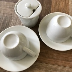 コーヒーカップ　ソーサー　シュガーポットの画像