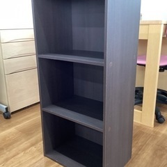 カラーボックス(茶)【町田市再生家具】0315の画像
