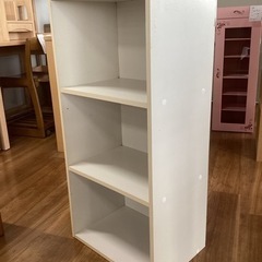 カラーボックス(白)【町田市再生家具】0315の画像