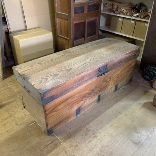 【中古】K▼長持 ながもち 古民具 箪笥 木箱 収納箱 (38643) 楽天市場】【中古】K▽長持 ながもち 古民具 箪笥 木箱 収納箱 □大型