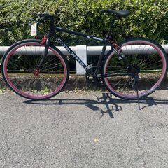 【引き取り限定】リユース品　シボレー　クロスバイク　700×28c 450mm リユース品 クロスバイク シボレー ブラック