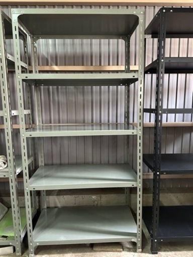家具 収納家具 スチールラック　グレー2