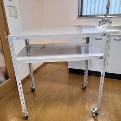 スチールラック 収納棚 キャスター