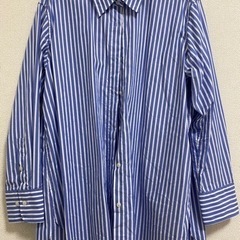 未使用ユニクロストライプシャツ２枚セット　服/ファッション シャ...