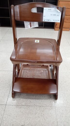 ★ジモティ割あり★ イトーキ 学習チェア 焦げ茶 H74×D40×W44.3 クリーニング済み TJ4771