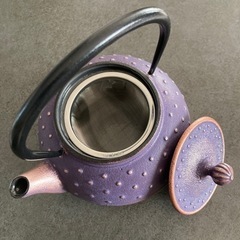 【値下げしました】南部鉄器　及富製　小鉄瓶急須　アラレ０.５L　新品未使用の画像