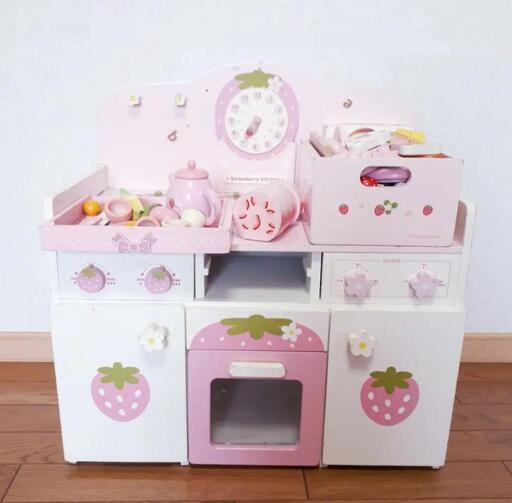 ★マザーガーデン　木製キッチンセット お野菜果物もたくさん！
