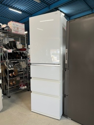 ☆激安4ドア!!☆ 右開き AQUA 458L ノンフロン冷凍冷蔵庫 2019年 AQR-VZ46J(W)