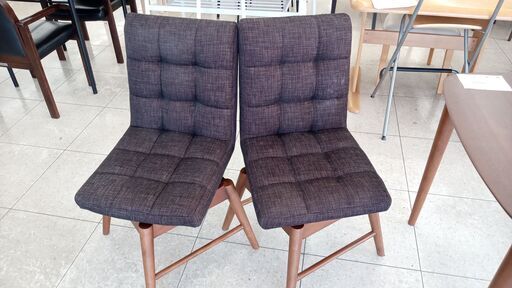★ジモティ割あり★  ダイニングセット2人掛け 茶色 H700×D800×W800 クリーニング済み TJ4782
