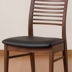 ニトリ】ダイニングチェアロレイン2 ブラウン (いろは) 海の公園南口の