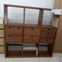 ★ジモティ割あり★  キャビネット ブラウン H121×D28....