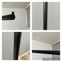 【訳あり新品】ハンガーラック　コートハンガー　お洒落　アイアン　新生活の画像