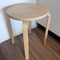 【決まりました】木製スツール チェア 1人