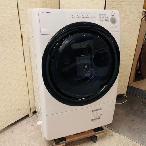 【売約済み】　シャープ｜SHARP ドラム式洗濯乾燥機 ホワイト系 ES-S7E-WR [洗濯7.0kg /乾燥3.5kg /ヒーター乾燥(水冷・除湿タイプ) /右開き ES-S7E ドラム洗濯機　ドラム式洗濯乾燥機　乾燥機　ドラム洗濯乾燥機　2020年製