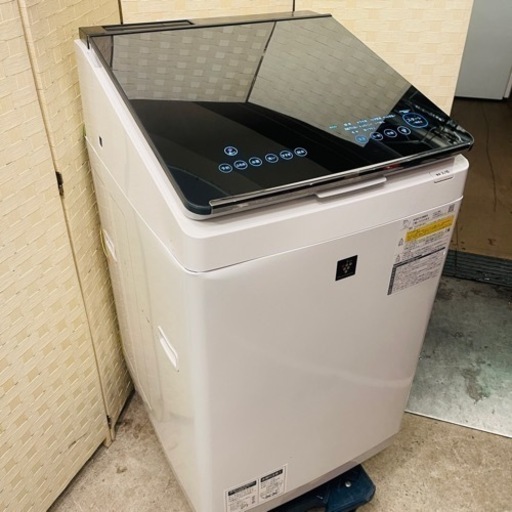 【売約済み】【武蔵小山店】 シャープ｜SHARP ES-PW11D-S 縦型洗濯乾燥機 シルバー系 [洗濯11.0kg /乾燥6.0kg /ヒーター乾燥(排気タイプ) /上開き]  検　ドラム洗濯機　ドラム式洗濯乾燥機　乾燥機　ドラム洗濯乾燥機　2020年製　アプリ対応　スマホ　操作　予約　ES-PW11D 洗濯機