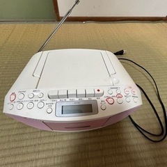 家電 オーディオ ラジカセの画像