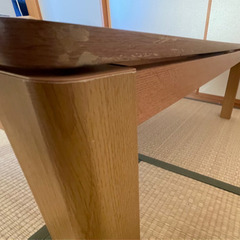 ニトリの天板リバーシブル☆こたつテーブルの画像