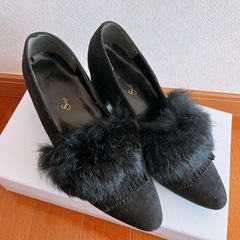 ★激安★引越しのため★ファーパンプス