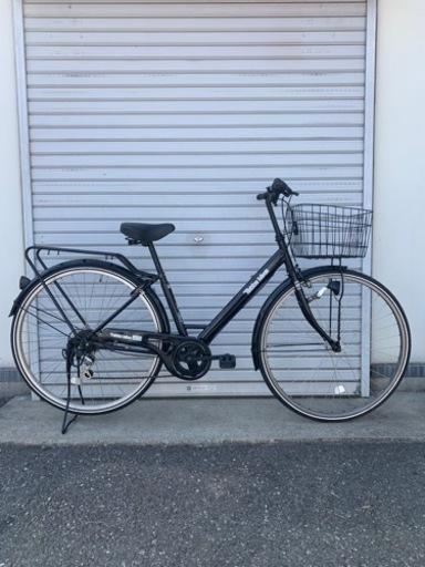 ☆前後タイヤ新古品☆   27型　6S  LEDオートライトシティーサイクル　防犯登録料込価格︎‼︎