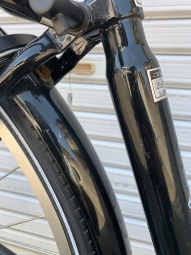 ☆前後タイヤ新古品☆   27型　6S  LEDオートライトシティーサイクル　防犯登録料込価格︎‼︎