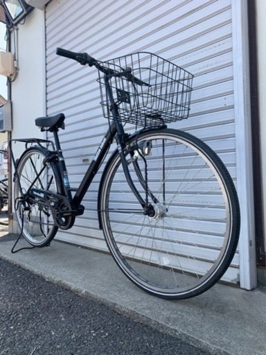 ☆前後タイヤ新古品☆   27型　6S  LEDオートライトシティーサイクル　防犯登録料込価格︎‼︎