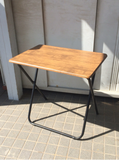 MINNA NO TABO 折りたたみテーブル　たぁぼう　たーぼう　中古　レア △ 株式会社ナフコ 折りたたみテーブル SJ-TH71 天板に多数傷有り