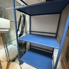 (無料)青色 三段ラックの画像