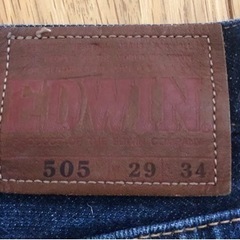 EDWIN エドウィン 505 メンズ デニム ヴィンテージ ジーンズ 29の画像