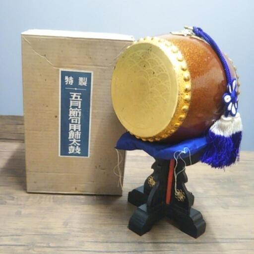特製　五月節句用飾太鼓（五五号　梨地）