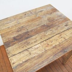 a･depeche アデペシュ 無垢材 ダイニングテーブル 2人用 幅70×奥行75×高さ70cm (LA36)の画像