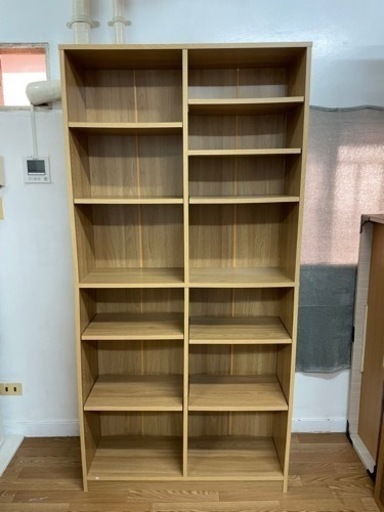 家具 収納家具 本棚山善 本棚 8段 棚板可動 巾木カット オープンラック 大容量 CPB-1890J No2771