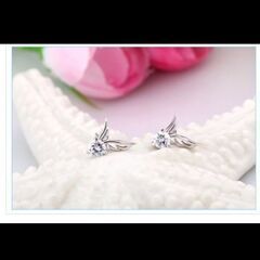 ≒・/j←←←m40-1 刻印有り/ブリリアントカットダイヤモンドＣＺ天使の翼の画像