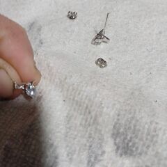 ≒・/j←←←m40-1 刻印有り/ブリリアントカットダイヤモンドＣＺ天使の翼の画像