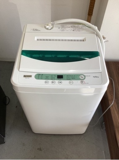 YAMADASELECT 全自動洗濯機 ヤマダセレクト ヤマダ電機 洗濯機 4.5kg ステンレス槽 YWM-T45G1 グリーン YAMADA 2019年製 生活家電 家電