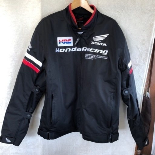 HONDA ライダースジャケット 3XL ホンダ メッシュジャケット 黒 バイクジャケット オールシーズン HRC RACING レーシング 美品 ラスト1点