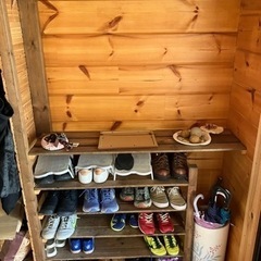 【売り切れ】DIY 下駄箱 分解中の画像