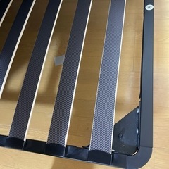 ベッド　グレー　の画像