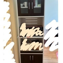 【帯広市】〈無料〉17.18日取引希望 食器棚　1人用食器棚　ホ...