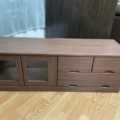 【値下げしました！】幅119 ローボード(Nブレイス 120LB MBR) テレビ台 TV台 TVボード テレビボード ニトリ No2589