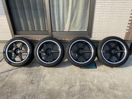 ※受け渡し予定者決定※18インチ アルミホイール PCD100 スバル車等