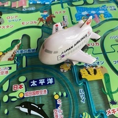 JAL ワールドパズル　電池式　飛行機の画像