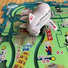 JAL ワールドパズル　電池式　飛行機の画像