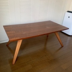 天然木　ヴィンテージローテーブルテーブルの画像