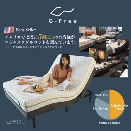 電動式ダブルベッド