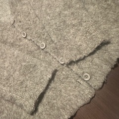 natural couture ミックス起毛カラーミドルカーディガンの画像