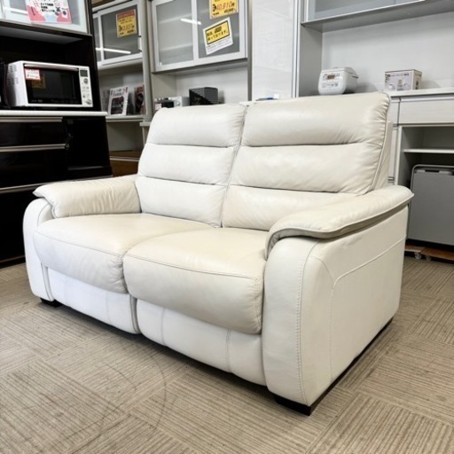 【超美品‼️】定価179,900円♪ 現行モデル ニトリ 155cm幅2人掛けソファ(クローナ) ライトグレー♪