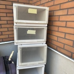 フィッツケース押入れ収納ケース　奥行き短め