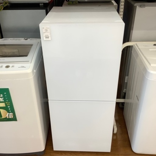 TWINBIRD 2ドア　冷蔵庫　HRーG9122023年製　121Ｌ　クリーニング済